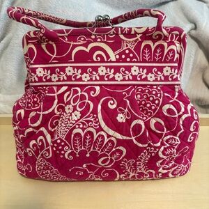 Vera Bradley Twirly Birds Pink Shoulder Bag
